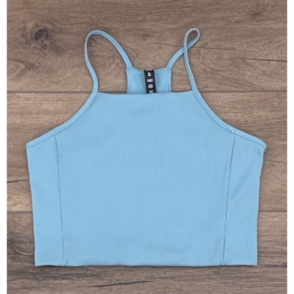 The North Face XL Guide Forward Rib Tank Top Reef Waters Blue Slim Fit NWT